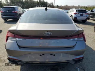2021 Hyundai Elantra SEL with VIN KMHLN4AG6MU180046, listed as a Copart auction lot 48124345 with 102,043 mi miles and Salvage Title. Bid and sale history available at carsss.com. Image 6.
