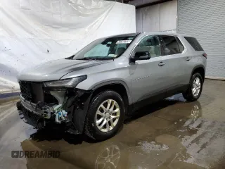 2023 Chevrolet Traverse LS with VIN 1GNEVFKW9PJ122556, listed as a Copart auction lot 47780755 with 65,204 mi miles and Clean Title. Bid and sale history available at carsss.com. Image 1.