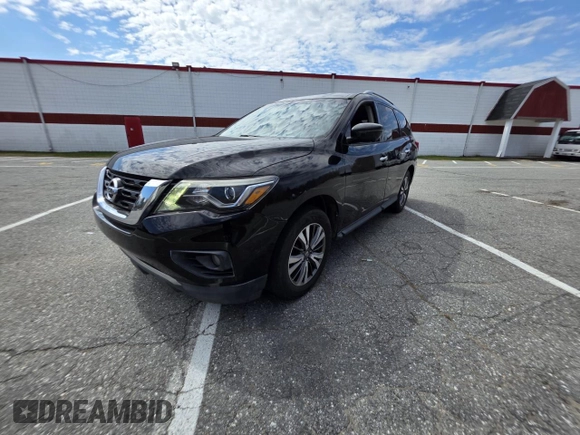 2017 Nissan Pathfinder SL with VIN 5N1DR2MM0HC62499, listed as a Copart auction lot 54711035 with 146,541 mi miles and Clean Title. Bid and sale history available at carsss.com. Image 2.