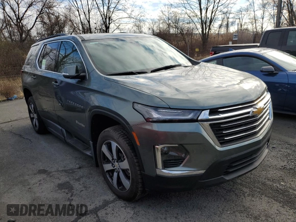 2022 Chevrolet Traverse LT Leather with VIN 1GNERHKW9NJ105351, listed as a Copart auction lot 47780295 with 25,013 mi miles and Salvage Title. Bid and sale history available at carsss.com. Image 4.