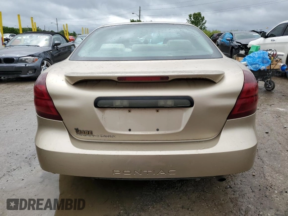 2005 Pontiac Grand Prix with VIN 2G2WP522051178329, listed as a Copart auction lot 59845825 with 122,570 mi miles and Salvage title. Bid and sale history available at DreamBid. Image 6.