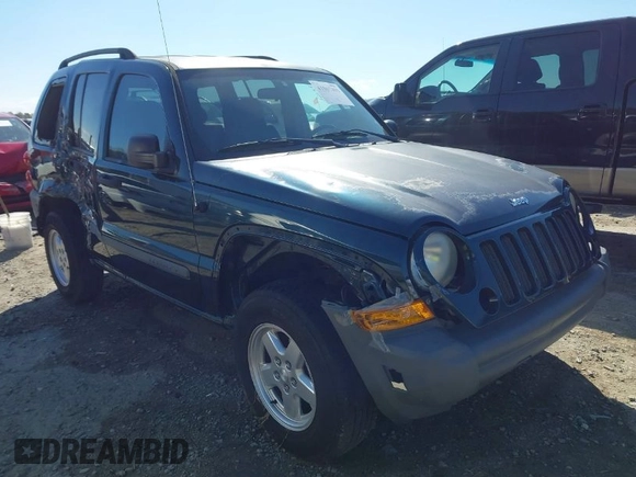 2005 Jeep Liberty Sport with VIN 1J4GL48K05W584675, listed as a IAAI auction lot 41867491 with 112,882 mi miles. Bid and sale history available at carsss.com. Image 1.