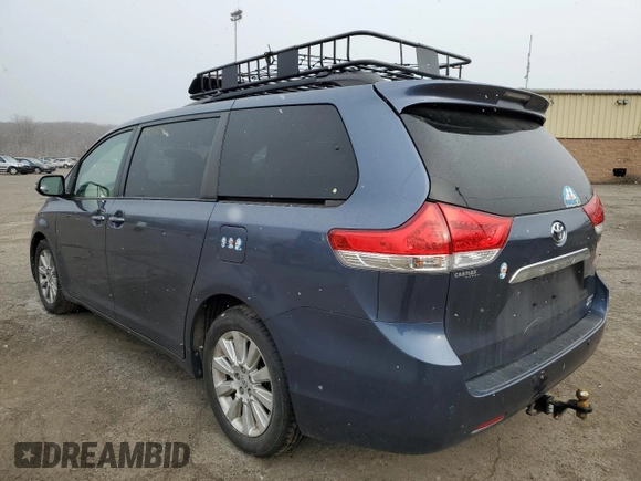 2013 Toyota Sienna XLE with VIN 5TDDK3DC5DS056097, listed as a Copart auction lot 89021805 with Not Provided miles and Salvage Title. Bid and sale history available at DreamBid. Image 2.