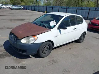 2008 Hyundai Accent GS with VIN KMHCM36CX8U073896, listed as a IAAI auction lot 42088516 with 182,092 mi miles. Bid and sale history available at carsss.com. Image 2.