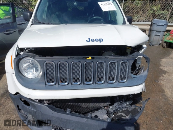 2017 Jeep Renegade Sport with VIN ZACCJAAB1HPE49242, listed as a IAAI auction lot 41737402 with 95,418 mi miles and . Bid and sale history available at DreamBid. Image 17.