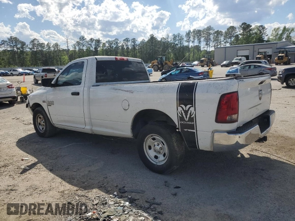 2019 Ram 1500 Tradesman z VIN 3C6JR6DTXKG560700, wystawiony jako Copart lot #52807595 z przebiegiem 195 166 mil mil oraz Czysty tytuł • Clean title. Historia ofert i sprzedaży dostępna na DreamBid. Obrazek 2.