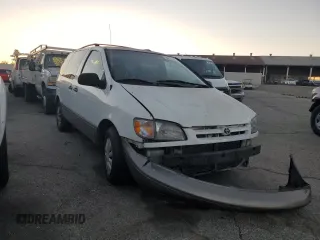 2000 Toyota Sienna LE with VIN 4T3ZF13CXYU184839, listed as a Copart auction lot 80035434 with 0 mi miles and Salvage Title. Bid and sale history available at carsss.com. Image 4.
