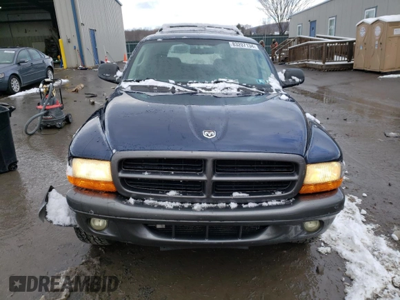 2002 Dodge Durango Sport with VIN 1B4HS38N62F206466, listed as a Copart auction lot 83207134 with 154,145 mi miles and Salvage Title. Bid and sale history available at carsss.com. Image 5.