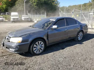 2003 Acura TL with VIN 19UUA56673A058419, listed as a Copart auction lot 76680224 with 98,957 mi miles and Salvage Title. Bid and sale history available at carsss.com. Image 1.