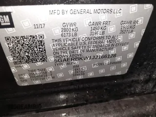 2018 Buick Enclave Essence with VIN 5GAERBKW1JJ166128, listed as a IAAI auction lot 41096467 with 169,805 mi miles and . Bid and sale history available at DreamBid. Image 9.