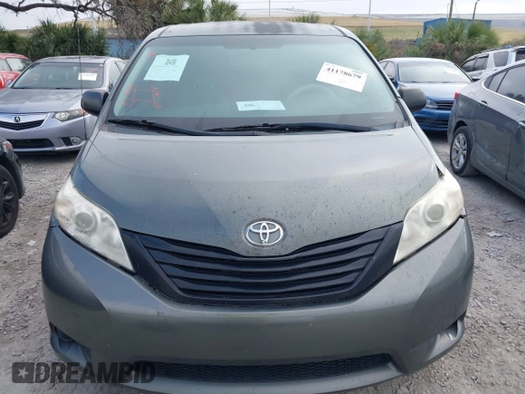 2014 Toyota Sienna L with VIN 5TDZK3DC6ES421278, listed as a IAAI auction lot 41178679 with 202,823 mi miles. Bid and sale history available at carsss.com. Image 12.