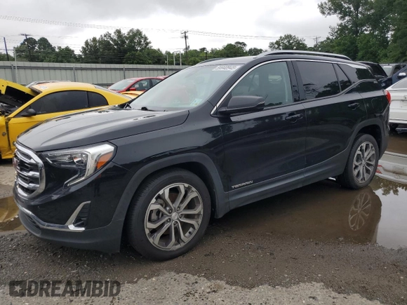 2020 GMC Terrain SLT z VIN 3GKALPEXXLL105330, wystawiony jako Copart lot #59940945 z przebiegiem 64 639 mil mil oraz Szkoda całkowita • Salvage title. Historia ofert i sprzedaży dostępna na DreamBid. Obrazek 1.