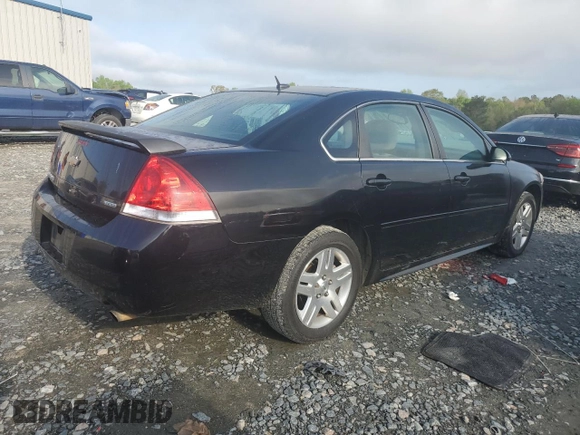 2014 Chevrolet Impala LT with VIN 2G1WB5E3XE1151209, listed as a Copart auction lot 51326375 with 124,533 mi miles and Salvage Title. Bid and sale history available at DreamBid. Image 3.