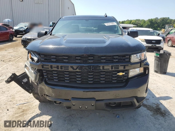 2020 Chevrolet Silverado 1500 Custom with VIN 3GCPWBEF5LG107096, listed as a Copart auction lot 52941095 with 61,415 mi miles and Salvage Title. Bid and sale history available at DreamBid. Image 5.