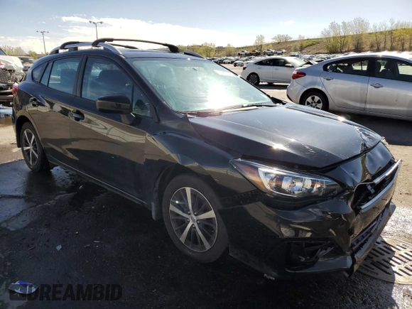 2019 Subaru Impreza Premium with VIN 4S3GTAC60K3754657, listed as a Copart auction lot 54211545 with 28,488 mi miles and Salvage Title. Bid and sale history available at DreamBid. Image 4.