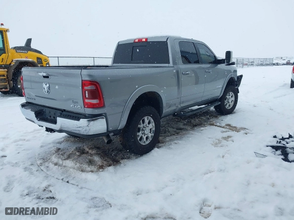2022 Ram 2500 Laramie with VIN 3C6UR5FL6NG184134, listed as a IAAI auction lot 41228038 with 95,631 mi miles. Bid and sale history available at carsss.com. Image 4.