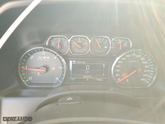 2017 Chevrolet Silverado 1500 LT with VIN 1GCVKREC4HZ389885, listed as a Copart auction lot 46061375 with 84,629 mi miles and Salvage Title. Bid and sale history available at carsss.com. Image 9.