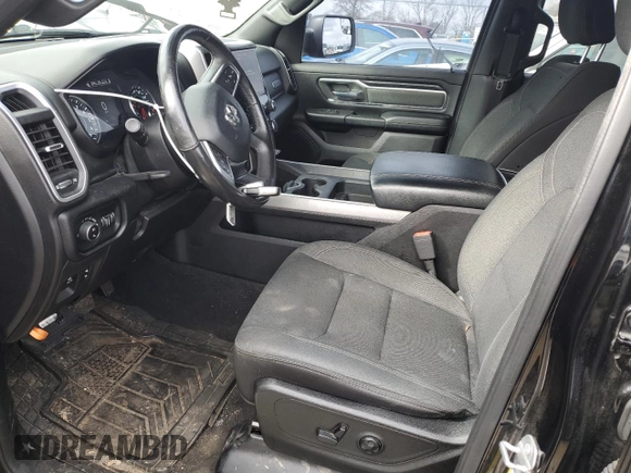 2019 Ram 1500 Big Horn/Lone Star with VIN 1C6SRFFT8KN710666, listed as a Copart auction lot 46471225 with 71,171 mi miles and Non Repairable. Bid and sale history available at carsss.com. Image 7.