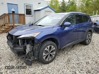 2021 Nissan Rogue SV z VIN JN8AT3BB9MW206307, wystawiony jako Copart lot #57290825 z przebiegiem 66 874 mil mil oraz Szkoda całkowita • Salvage title. Historia ofert i sprzedaży dostępna na DreamBid. Obrazek 1.