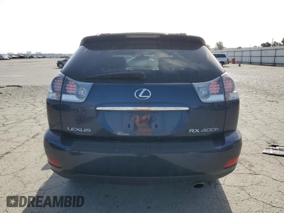 2007 Lexus RX 400h with VIN JTJGW31U572003410, listed as a Copart auction lot 54107905 with 216,972 mi miles and Clean Title. Bid and sale history available at DreamBid. Image 6.