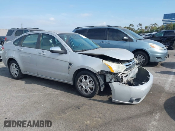 2008 Ford Focus SE with VIN 1FAHP35N98W243888, listed as a IAAI auction lot 42370178 with 141,269 mi miles and . Bid and sale history available at DreamBid. Image 1.