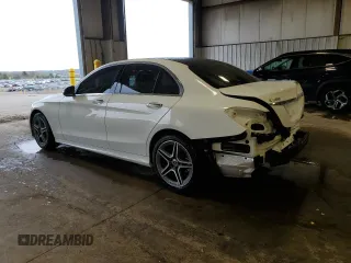 2019 Mercedes-Benz C 300 with VIN 55SWF8EB3KU314116, listed as a Copart auction lot 53444045 with 35,451 mi miles and Salvage Title. Bid and sale history available at DreamBid. Image 2.