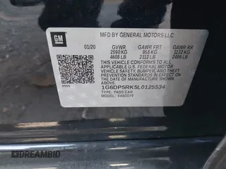 2020 Cadillac CT5 Sport с VIN 1G6DP5RK5L0125534, выставлен на аукционе IAAI как лот 42709976 с пробегом Не указан миль и . История ставок и продаж доступна на DreamBid. Изображение 9.