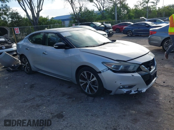 2018 Nissan Maxima SV with VIN 1N4AA6AP8JC378167, listed as a IAAI auction lot 42531215 with 93,060 mi miles and . Bid and sale history available at DreamBid. Image 1.