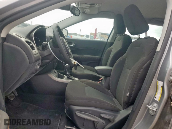 2021 Jeep Compass Sport с VIN 3C4NJCABXMT560301, выставлен на аукционе Copart как лот 59361585 с пробегом 14 872 миль миль и Списание • Salvage title. История ставок и продаж доступна на DreamBid. Изображение 7.