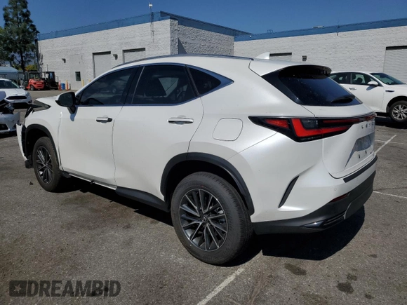 2025 Lexus NX 350h Premium with VIN JTJGKCEZXS2046795, listed as a Copart auction lot 55152575 with 3,611 mi miles and Clean title. Bid and sale history available at DreamBid. Image 2.