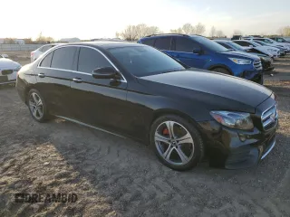 2018 Mercedes-Benz E-Class E 300 with VIN WDDZF4JB3JA318998, listed as a Copart auction lot 47878275 with 0 mi miles and Salvage Title. Bid and sale history available at carsss.com. Image 4.