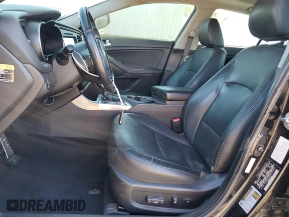 2014 Kia Optima SXL Turbo with VIN 5XXGR4A63EG297897, listed as a Copart auction lot 50412225 with 231,824 mi miles and Salvage Title. Bid and sale history available at DreamBid. Image 7.