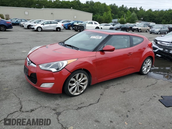2012 Hyundai Veloster w/Black Int with VIN KMHTC6AD9CU044998, listed as a Copart auction lot 61774285 with 199,415 mi miles and Non repairable. Bid and sale history available at DreamBid. Image 1.