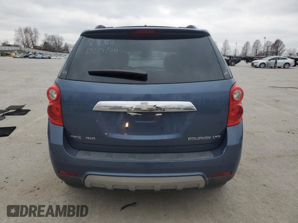 2012 Chevrolet Equinox LTZ with VIN 2GNFLGEK3C6121029, listed as a Copart auction lot 85890134 with 132,232 mi miles and Salvage Title. Bid and sale history available at carsss.com. Image 6.