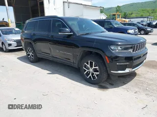 2024 Jeep Grand Cherokee Limited z VIN 1C4RJKBG0R8544023, wystawiony jako IAAI lot #42208673 z przebiegiem 27 621 mil mil oraz . Historia ofert i sprzedaży dostępna na DreamBid. Obrazek 1.