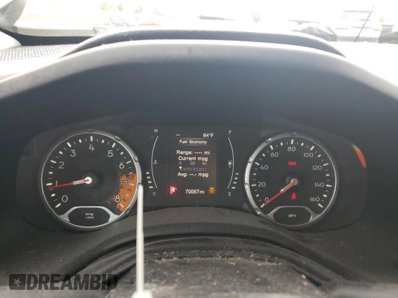 2016 Jeep Renegade Latitude z VIN ZACCJABW4GPD08004, wystawiony jako Copart lot #59928245 z przebiegiem 70 057 mil mil oraz Czysty tytuł • Clean title. Historia ofert i sprzedaży dostępna na DreamBid. Obrazek 9.