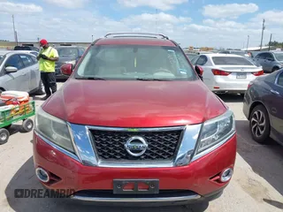 2013 Nissan Pathfinder SV with VIN 5N1AR2MM8DC617164, listed as a IAAI auction lot 41819381 with 116,275 mi miles. Bid and sale history available at carsss.com. Image 6.