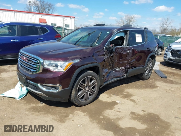 2018 GMC Acadia SLT with VIN 1GKKNMLS9JZ104230, listed as a IAAI auction lot 41859341 with 42,981 mi miles and . Bid and sale history available at carsss.com. Image 17.
