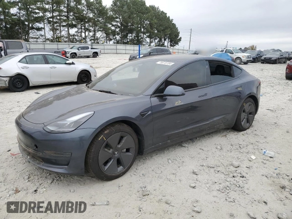 2023 Tesla Model 3 z VIN 5YJ3E1EA1PF649629, wystawiony jako Copart lot #78070704 z przebiegiem Nie podano mil oraz Szkoda całkowita • Salvage title. Historia ofert i sprzedaży dostępna na DreamBid. Obrazek 1.