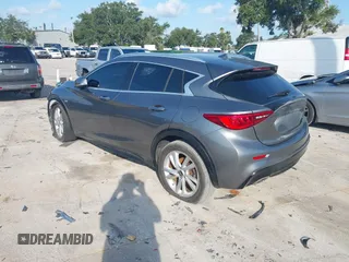 2017 Infiniti QX30 Sport with VIN SJKCH5CP9HA031424, listed as a IAAI auction lot 42792075 with 81,686 mi miles and . Bid and sale history available at DreamBid. Image 3.