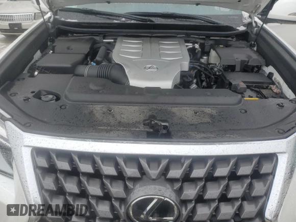 2023 Lexus GX with VIN JTJAM7BX1P5341932, listed as a Copart auction lot 46938075 with 27,315 mi miles and Salvage Title. Bid and sale history available at carsss.com. Image 12.
