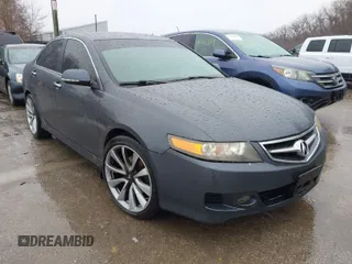 2007 Acura TSX with VIN JH4CL968X7C008880, listed as a IAAI auction lot 41721314 with 257,909 mi miles. Bid and sale history available at carsss.com. Image 1.