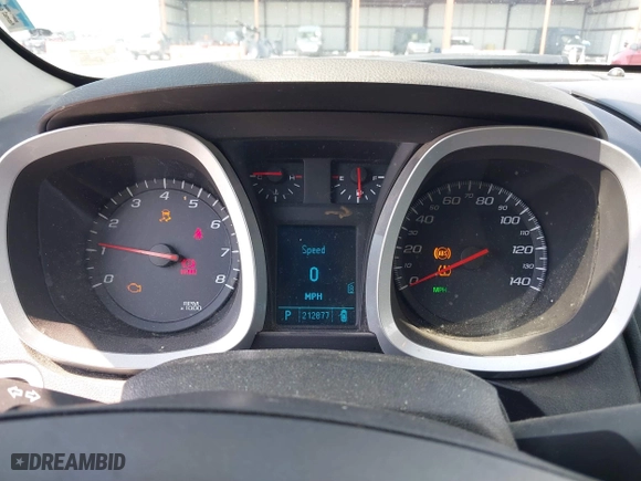 2010 Chevrolet Equinox LT w/1LT with VIN 2CNALDEW2A6200642, listed as a IAAI auction lot 40202685 with 212,877 mi miles. Bid and sale history available at carsss.com. Image 7.
