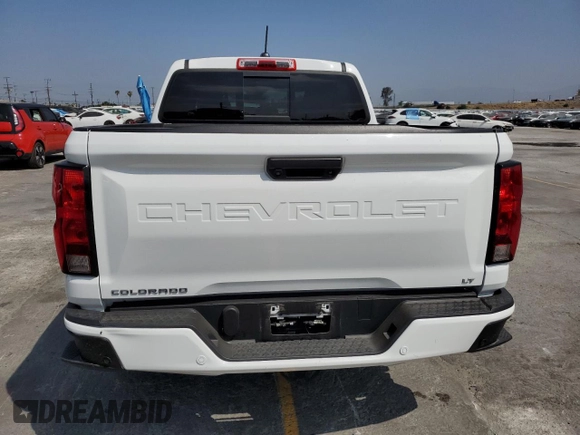 2023 Chevrolet Colorado 2WD LT with VIN 1GCGSCEC8P1226546, listed as a Copart auction lot 58363905 with 25,435 mi miles and Salvage title. Bid and sale history available at DreamBid. Image 6.