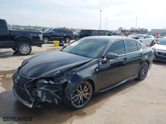 2017 Lexus GS F with VIN JTHBP1BL0HA002143, listed as a IAAI auction lot 41545070 with 1 mi miles. Bid and sale history available at carsss.com. Image 2.