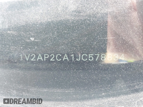 2018 Volkswagen Atlas S с VIN 1V2AP2CA1JC578834, выставлен на аукционе IAAI как лот 41970392 с пробегом 82 035 миль миль и . История ставок и продаж доступна на DreamBid. Изображение 9.
