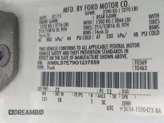 2016 Ford Transit Connect XL with VIN NM0LS7E79G1237559, listed as a IAAI auction lot 42797067 with 228,240 mi miles and . Bid and sale history available at DreamBid. Image 9.