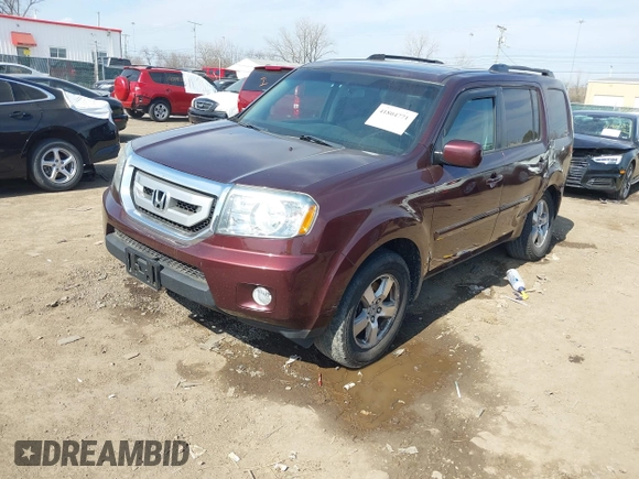 2009 Honda Pilot EX-L with VIN 5FNYF48639B020937, listed as a IAAI auction lot 41804771 with 226,668 mi miles and . Bid and sale history available at carsss.com. Image 2.