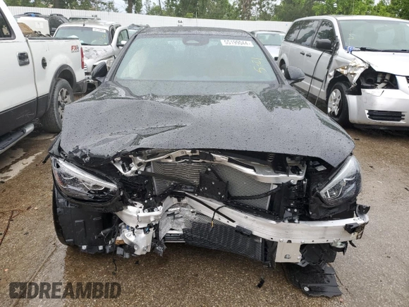 2024 Mercedes-Benz C 300 with VIN W1KAF4HB4RR197981, listed as a Copart auction lot 55199044 with Not Provided miles and Salvage Title. Bid and sale history available at DreamBid. Image 5.