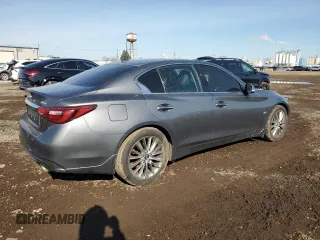 2018 Infiniti Q50 Sport with VIN JN1EV7AR3JM442233, listed as a Copart auction lot 51812365 with 41,335 mi miles and Salvage Title. Bid and sale history available at DreamBid. Image 3.